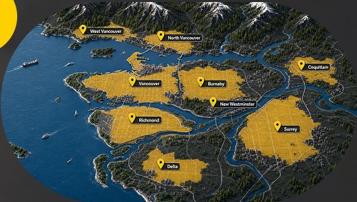 BCM Metro Vancouver service area visual